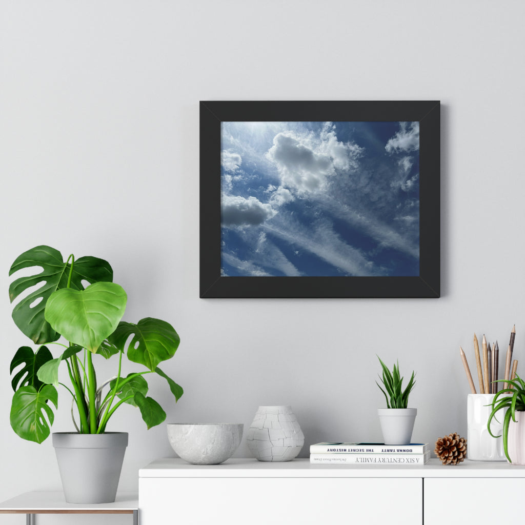 Dramatic Cloudscape Framed Poster | Sky Photography Wall Art