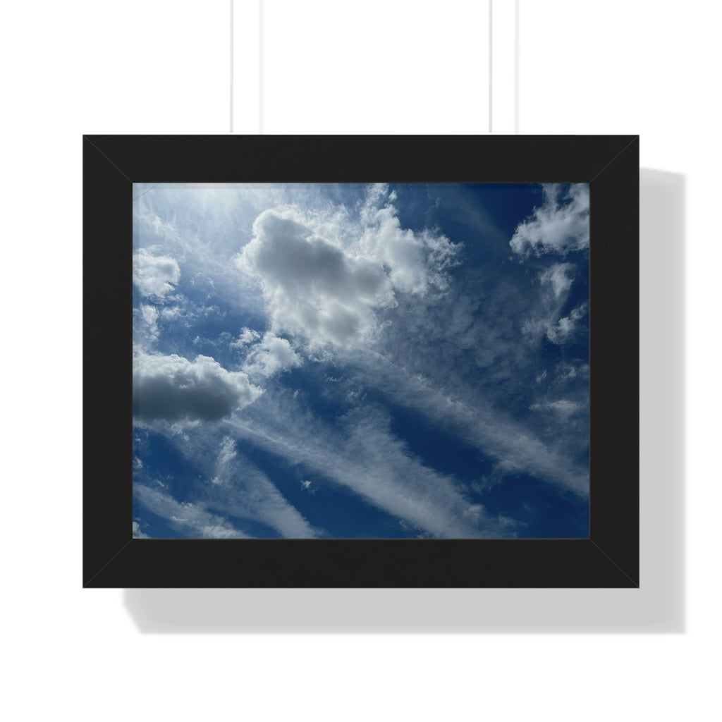 Dramatic Cloudscape Framed Poster | Sky Photography Wall Art