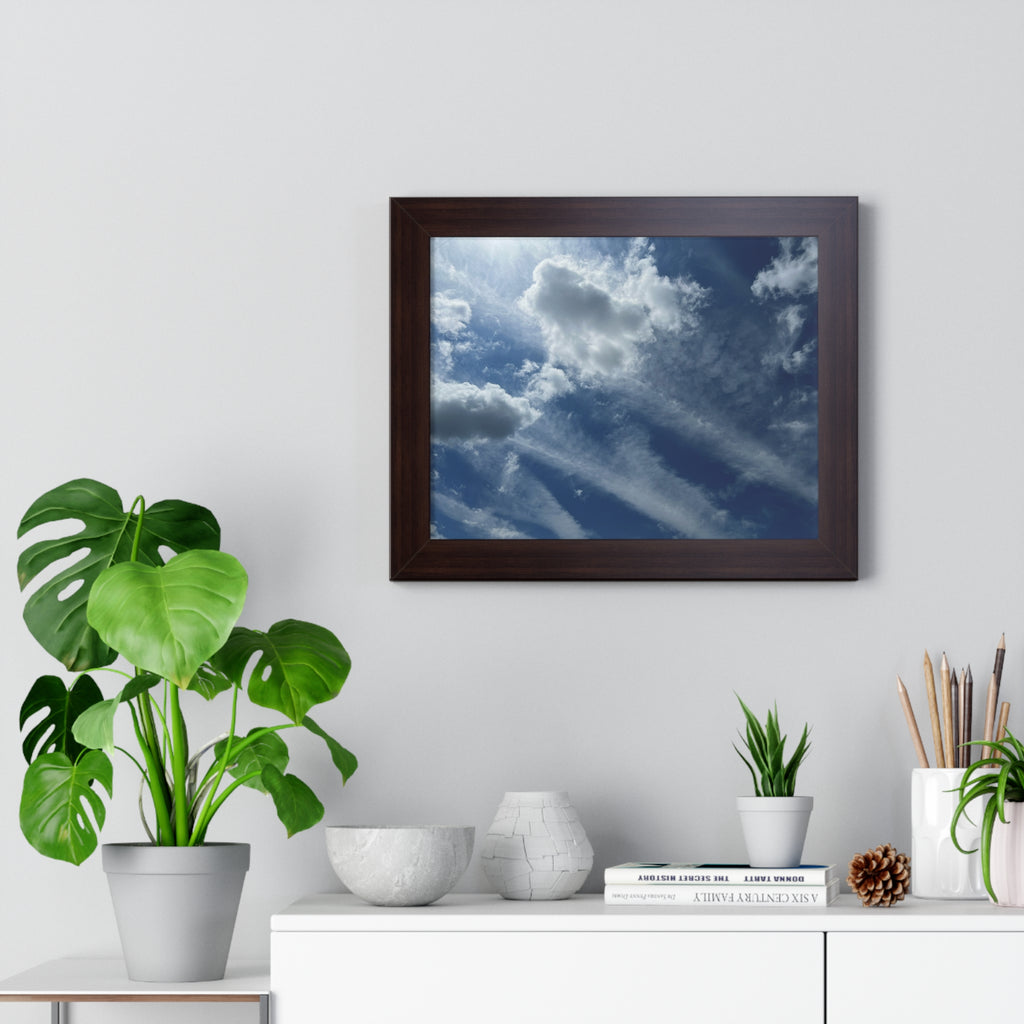 Dramatic Cloudscape Framed Poster | Sky Photography Wall Art