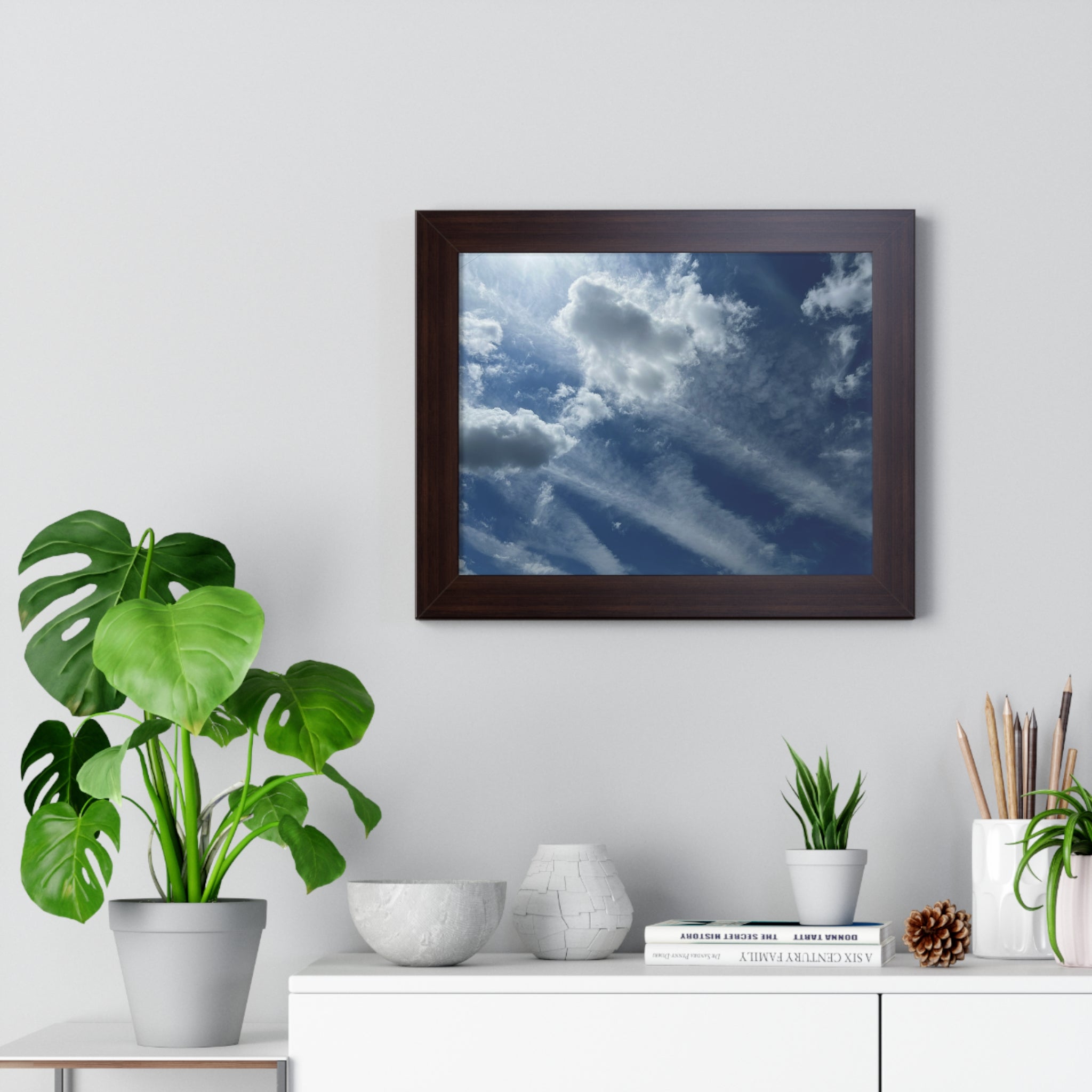 Dramatic Cloudscape Framed Poster | Sky Photography Wall Art