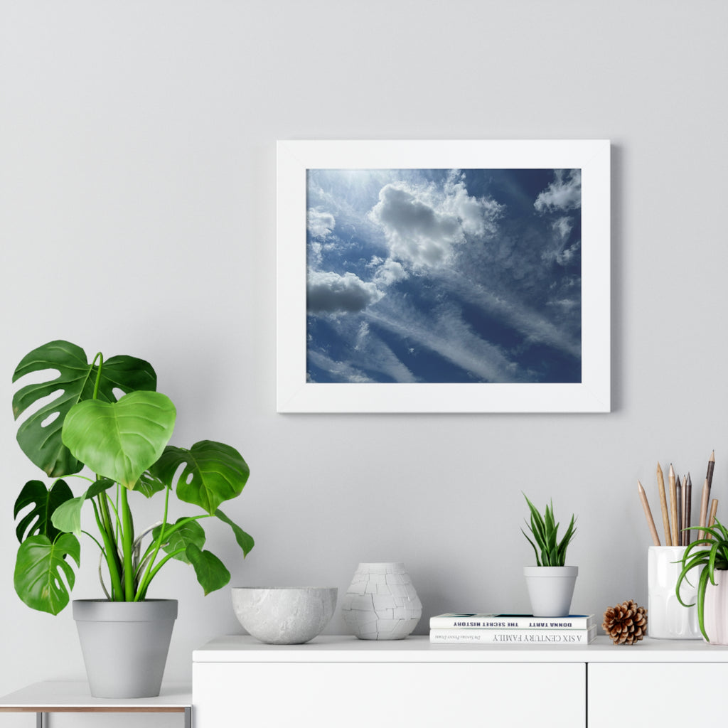 Dramatic Cloudscape Framed Poster | Sky Photography Wall Art
